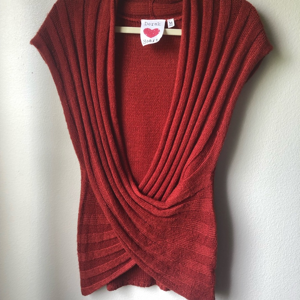 Bearnt Orange short sleeve sweater - Picture 2 of 5